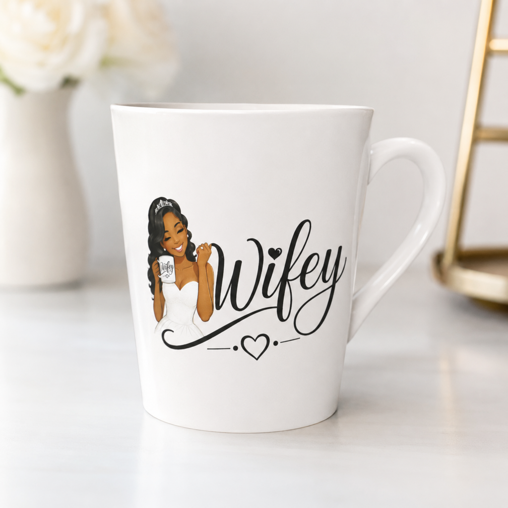 Custom Photo Wifey Ceramic Mug