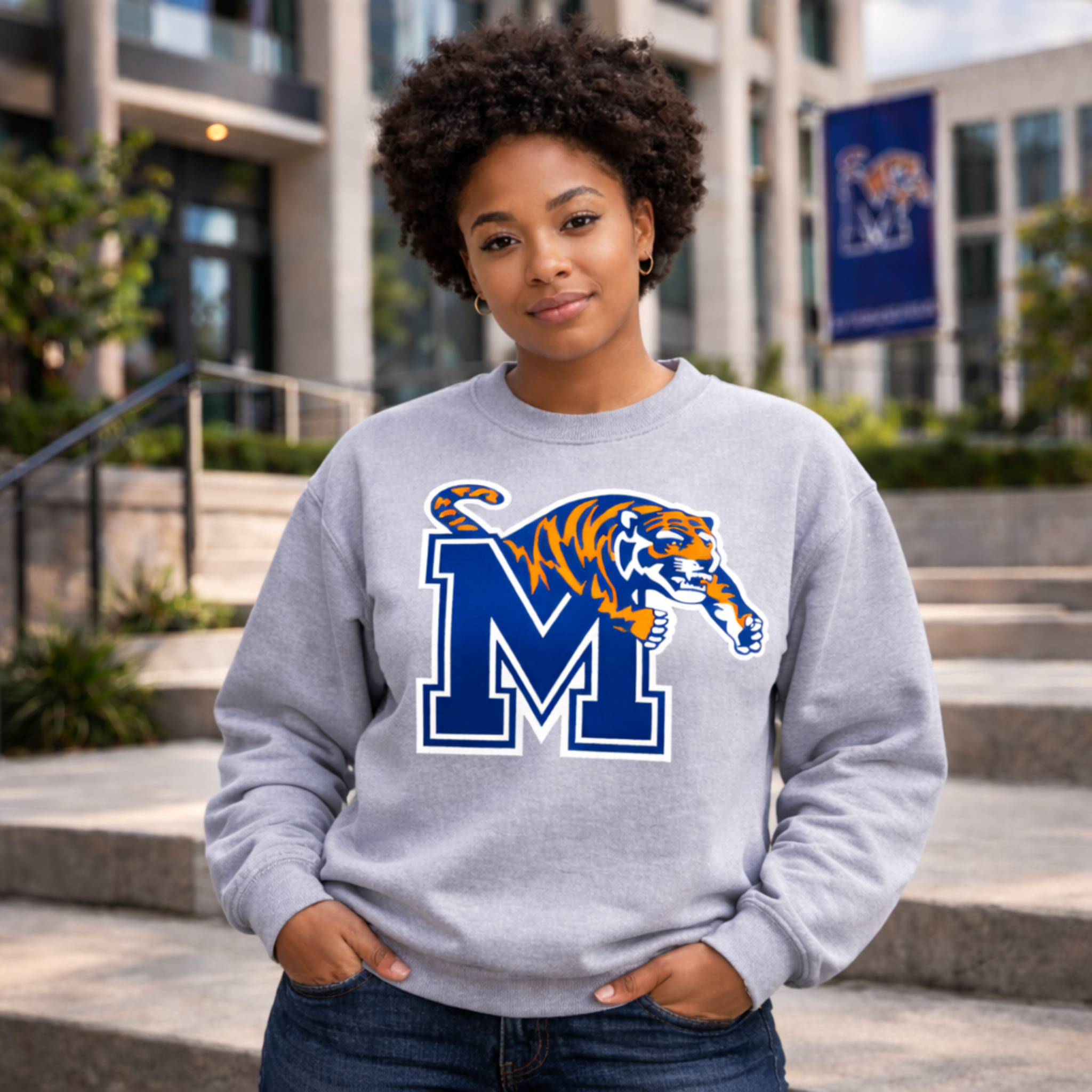 University of Memphis Tiger Statement Sweatshirt