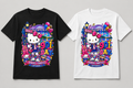 901 Day Kawaii Friends Tee in black and white