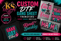 Custom DTF Gang Sheet Transfers