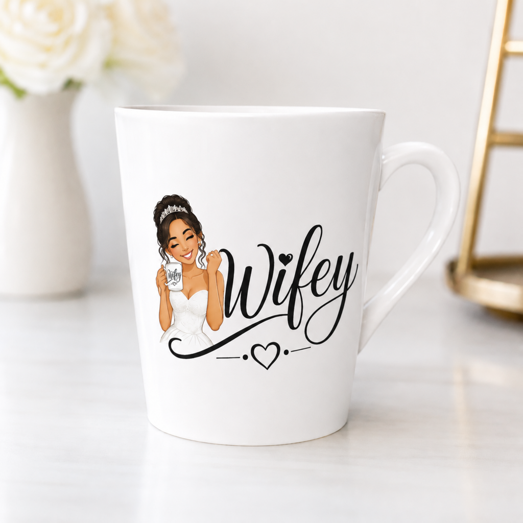 Custom Photo Wifey Ceramic Mug