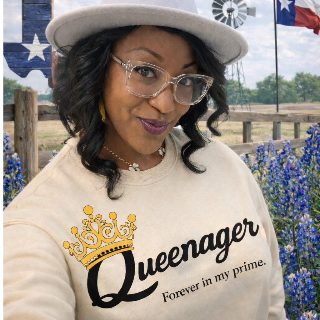 Queenager “Forever in My Prime” Luxe Sweatshirt