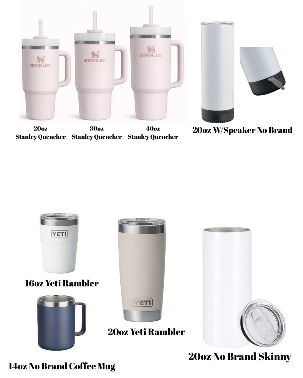 Customized Ombre Glitter Tumbler