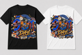 Blue & Gold 901 Day Graphic Tee in black and white