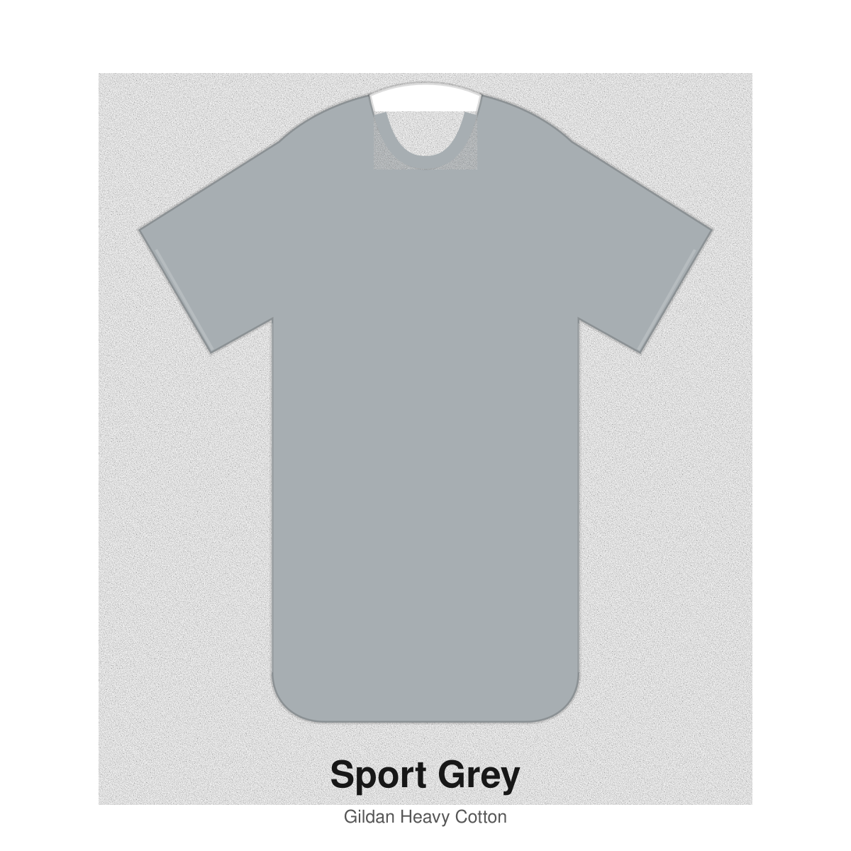 Gildan Heavy Cotton blank T-shirt in Sport Grey