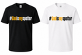 #Godismyspotter T-shirt in black and white