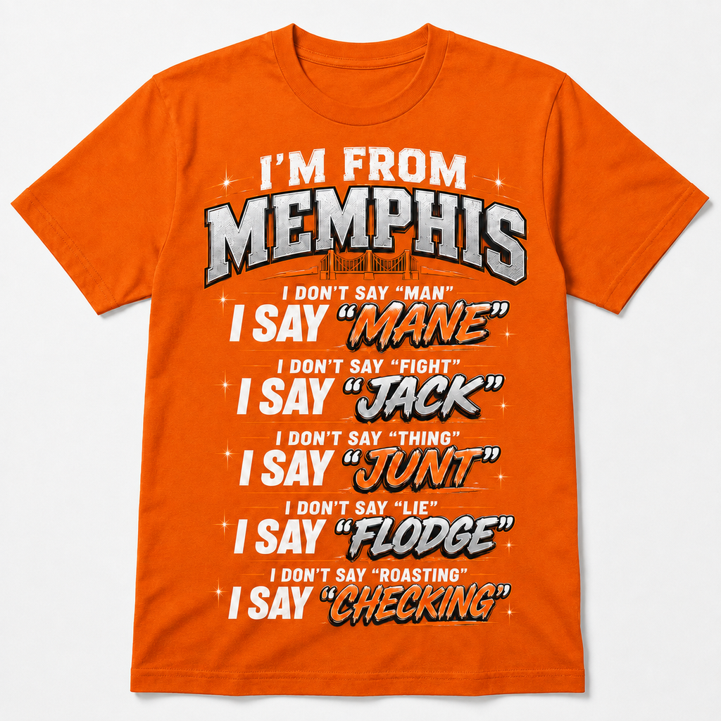 I’m From Memphis Orange Edition T-shirt in Orange