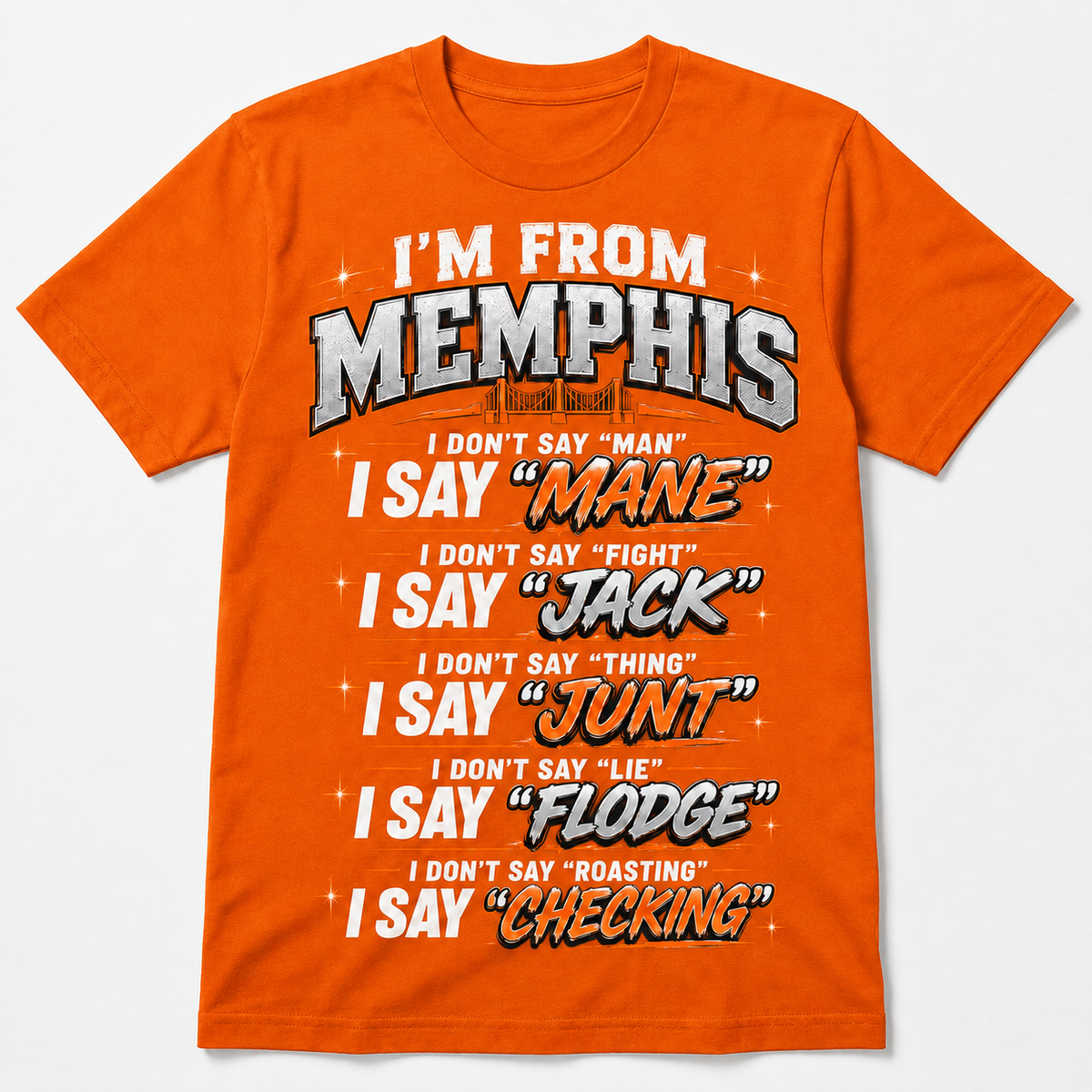 I’m From Memphis Orange Edition T-shirt in Orange