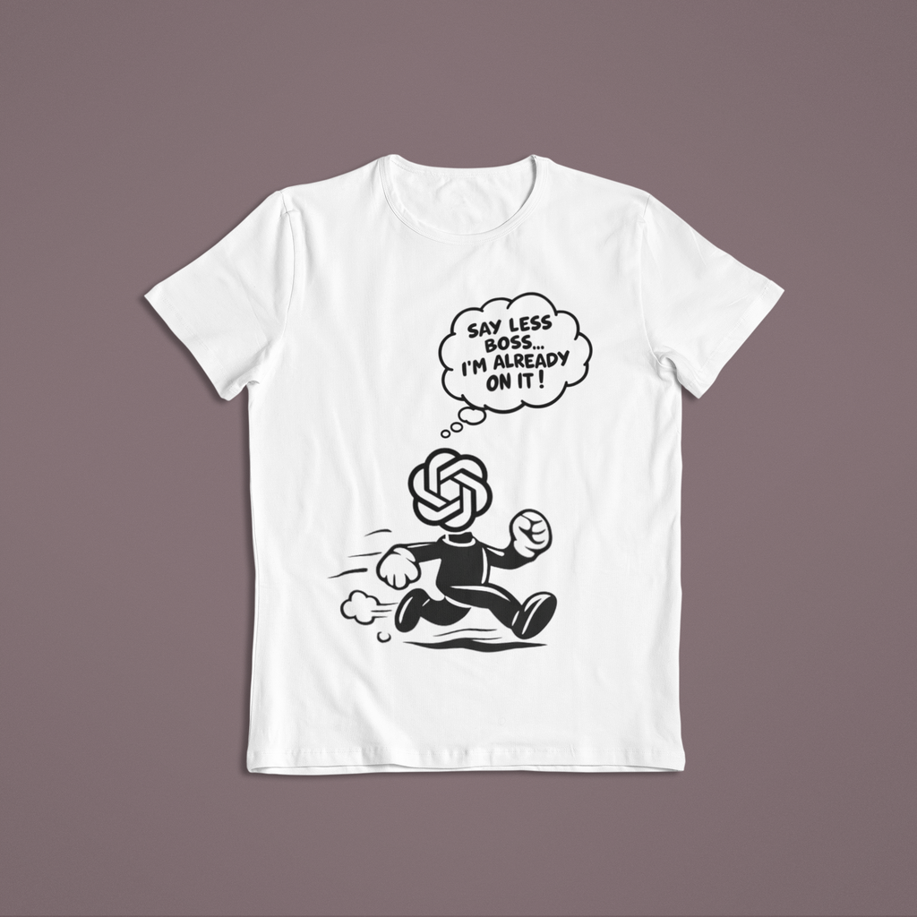 Say Less Boss Graphic Statement T-Shirt